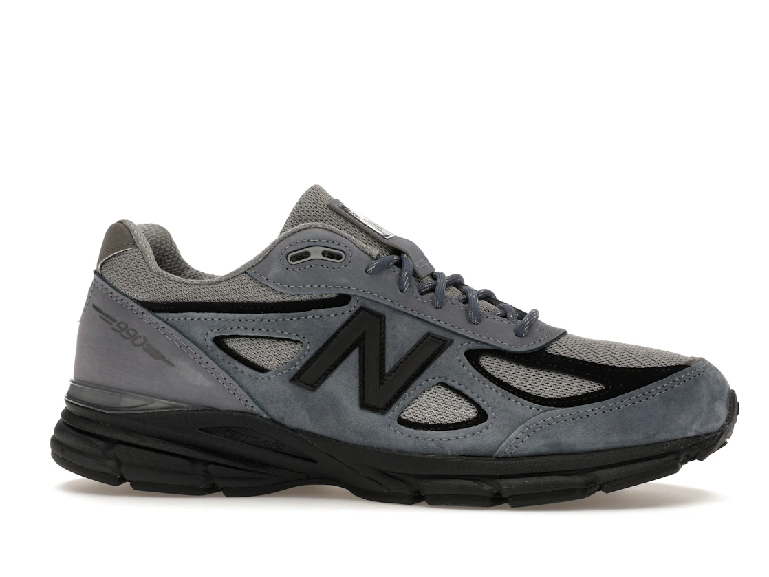 Vue 2 de New Balance 990v4 MiUSA Teddy Santis Arctic Grey Black