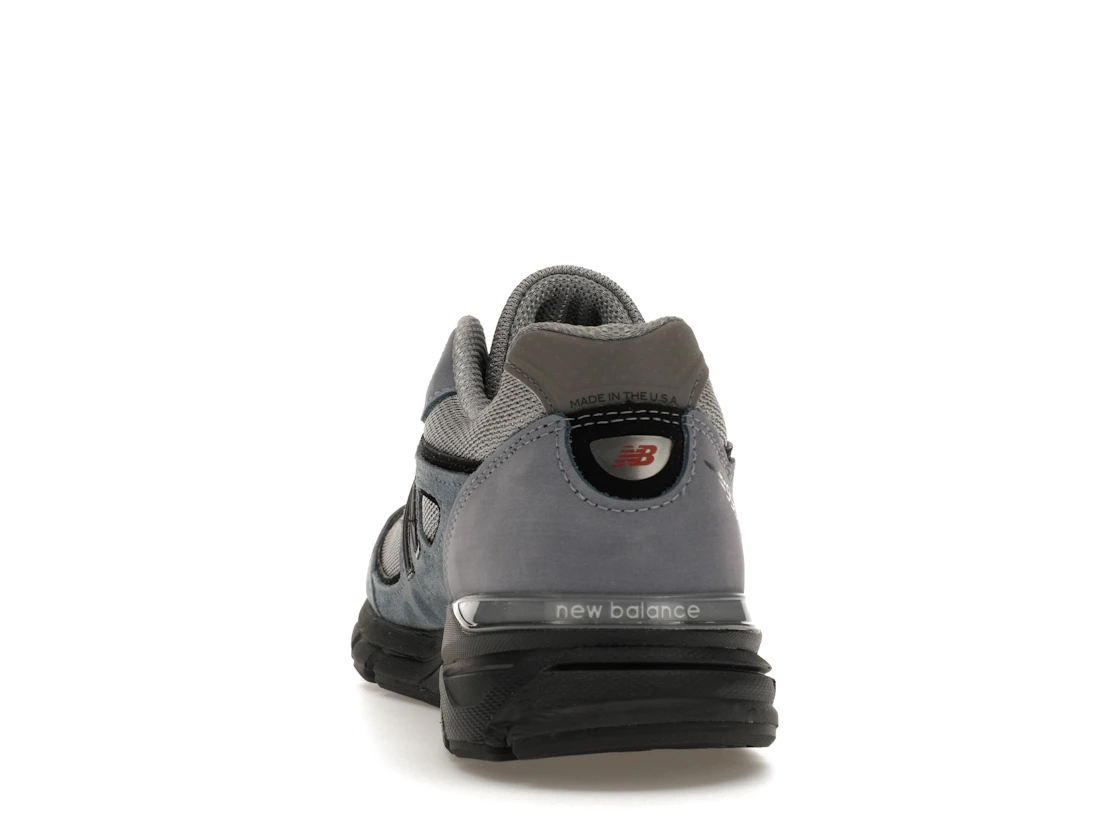 Vue 27 de New Balance 990v4 MiUSA Teddy Santis Arctic Grey Black