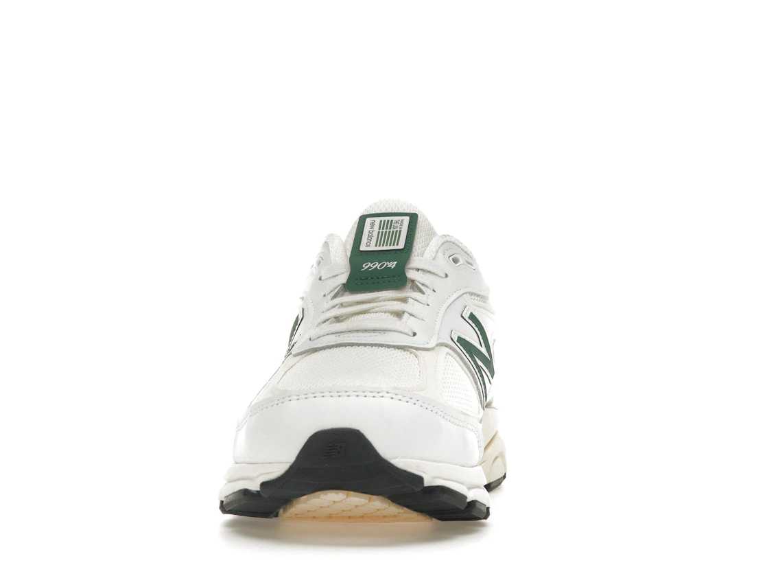 Vue 11 de New Balance 990v4 MiUSA White Green