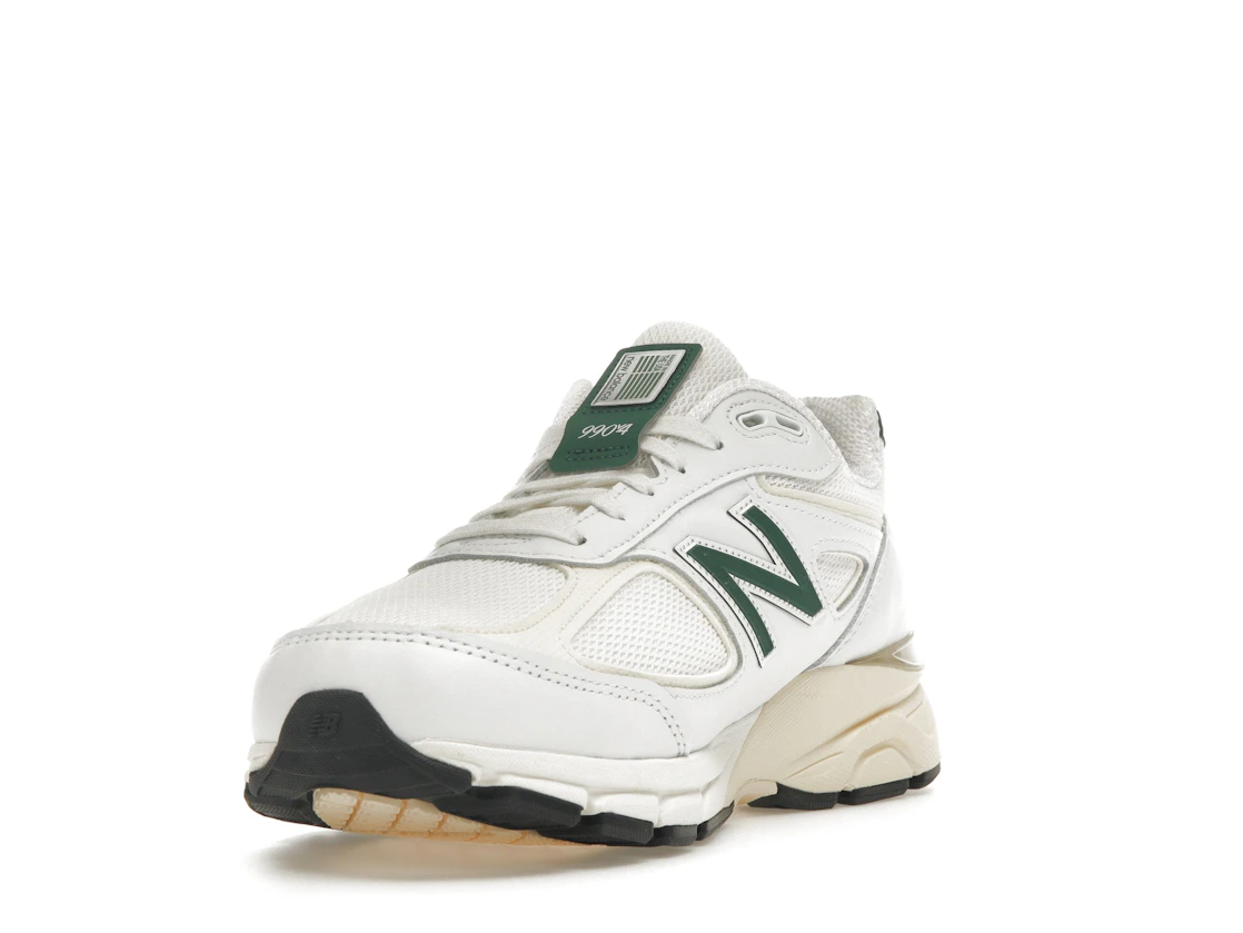 Vue 13 de New Balance 990v4 MiUSA White Green