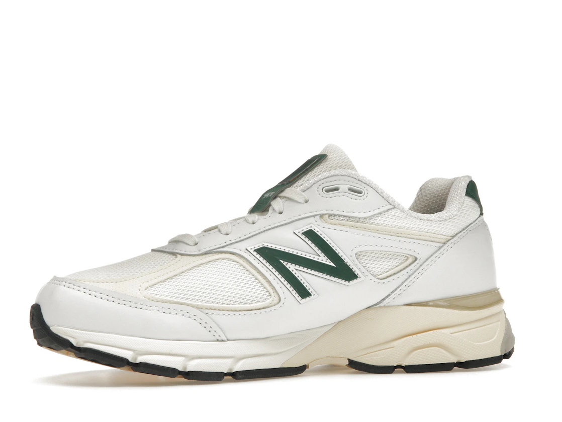 Vue 17 de New Balance 990v4 MiUSA White Green
