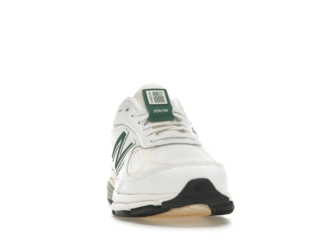 Vue 9 de New Balance 990v4 MiUSA White Green