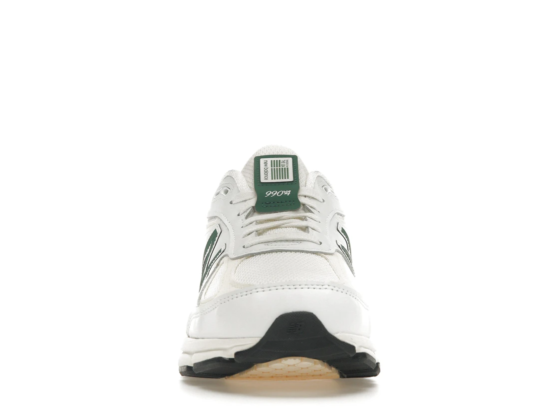 Vue 10 de New Balance 990v4 MiUSA White Green