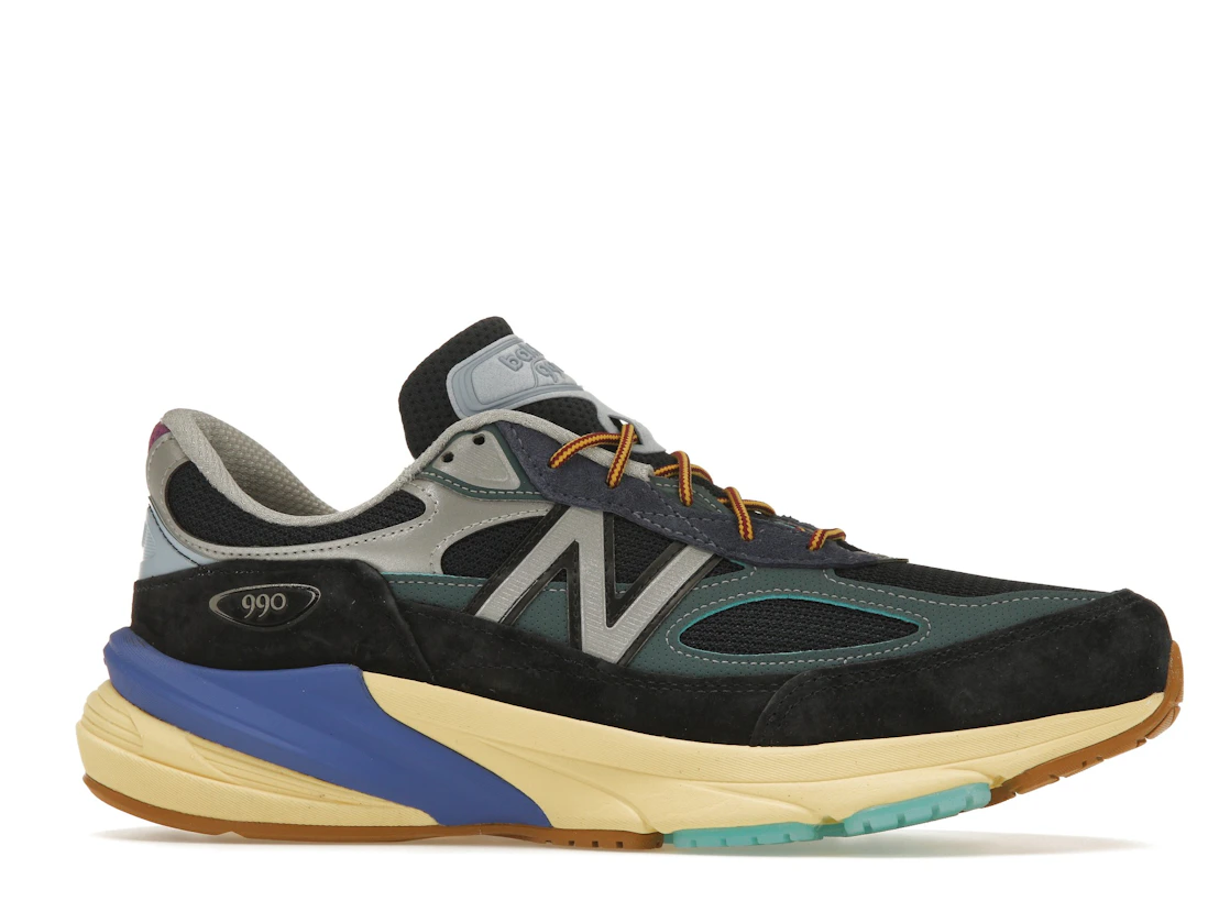 Vue 2 de New Balance 990v6 MiUSA Action Bronson Lapis Lazuli