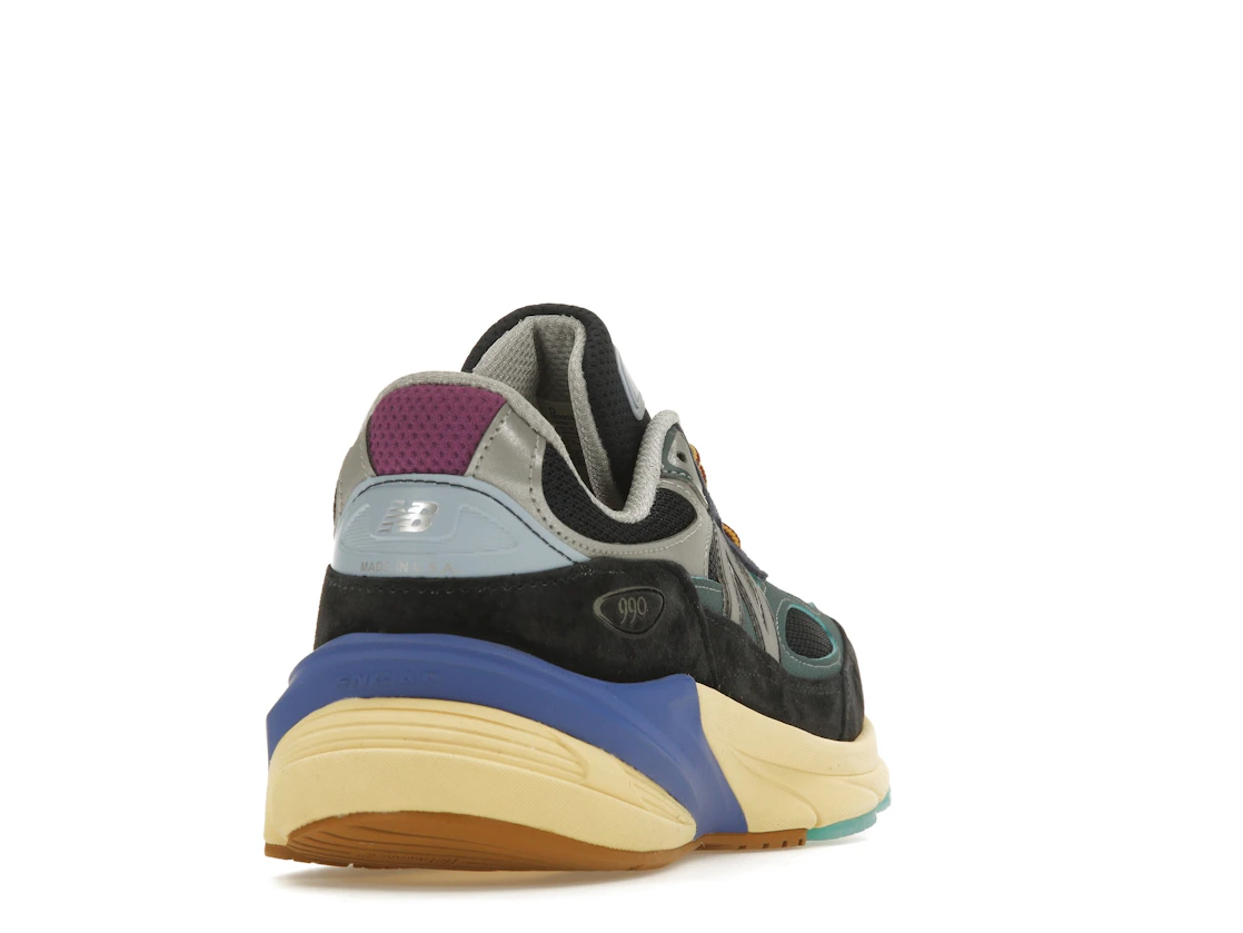 Vue 30 de New Balance 990v6 MiUSA Action Bronson Lapis Lazuli