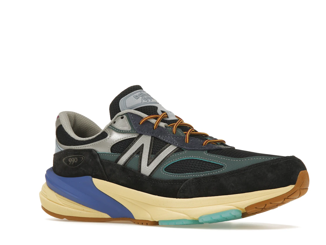 Vue 4 de New Balance 990v6 MiUSA Action Bronson Lapis Lazuli