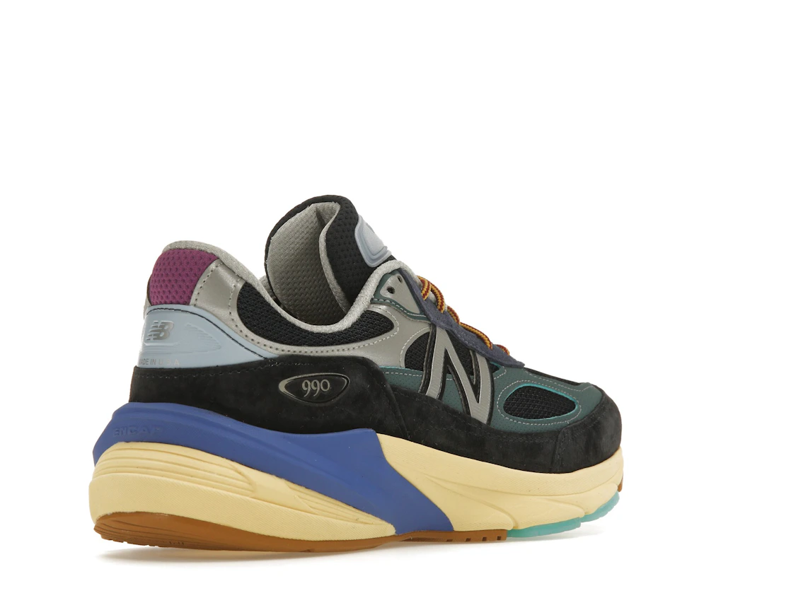 Vue 32 de New Balance 990v6 MiUSA Action Bronson Lapis Lazuli