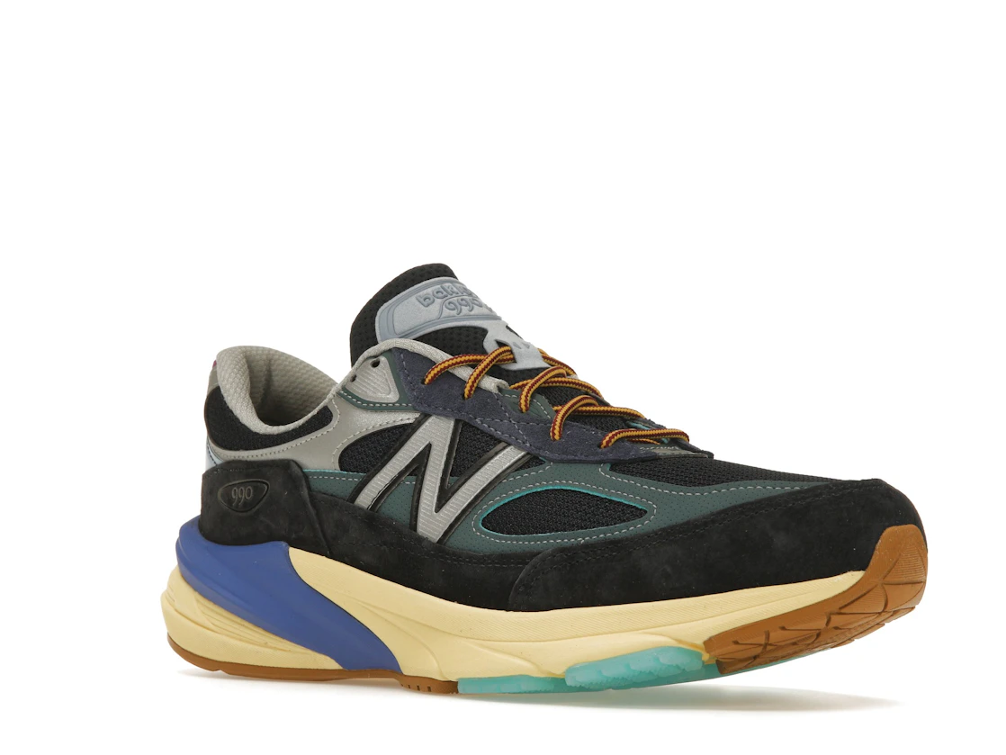 Vue 5 de New Balance 990v6 MiUSA Action Bronson Lapis Lazuli