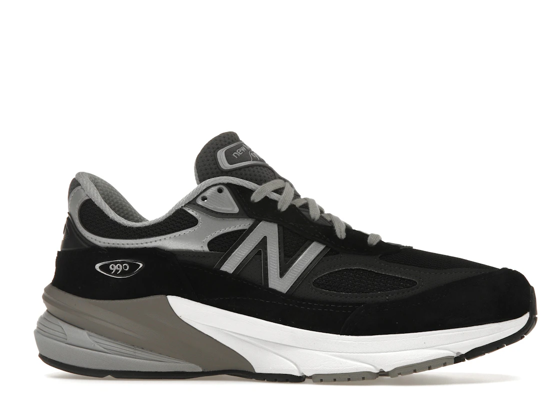 Vue 2 de New Balance 990v6 MiUSA Black Grey White
