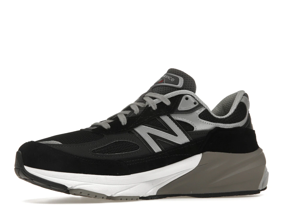 Vue 17 de New Balance 990v6 MiUSA Black Grey White