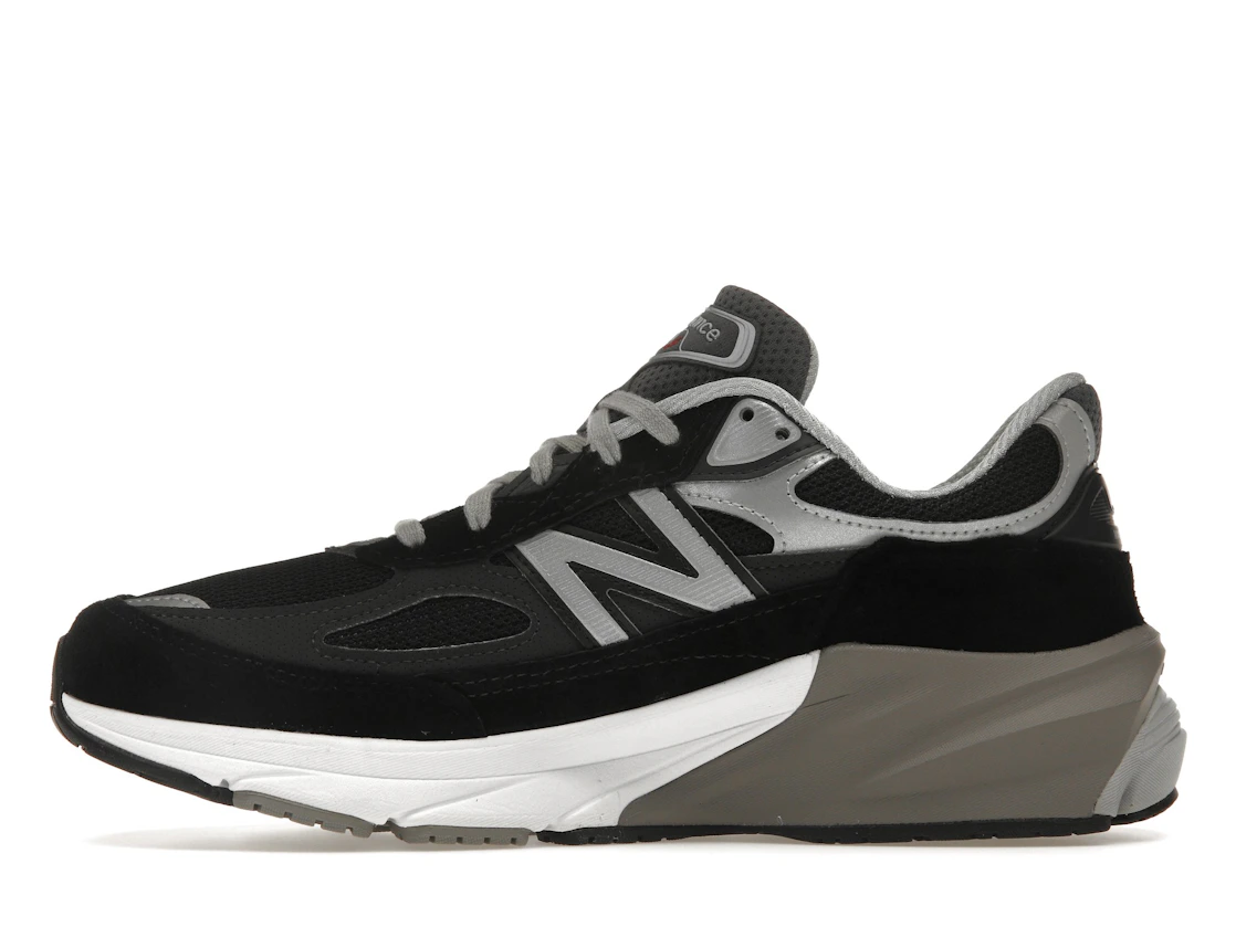 Vue 19 de New Balance 990v6 MiUSA Black Grey White