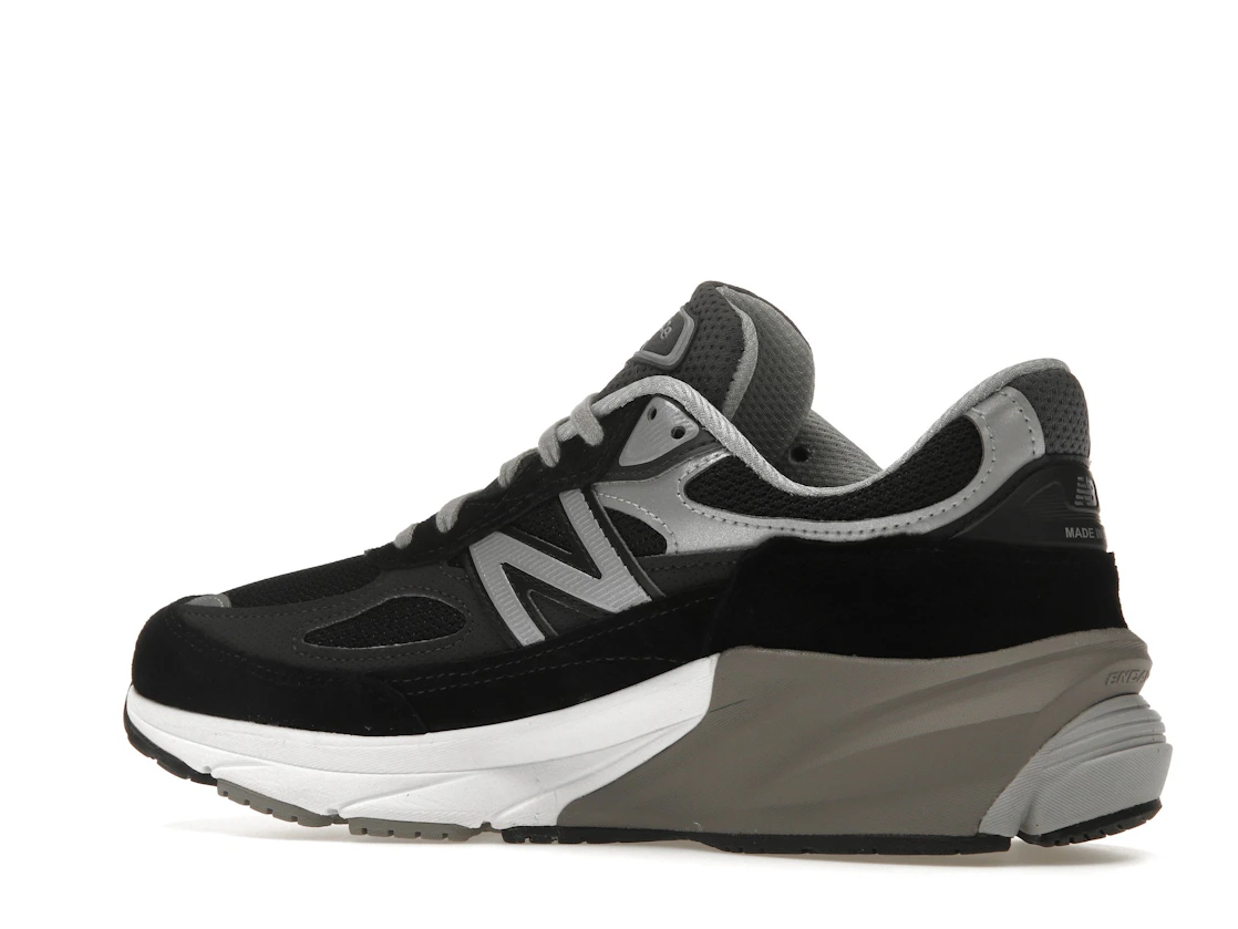 Vue 22 de New Balance 990v6 MiUSA Black Grey White