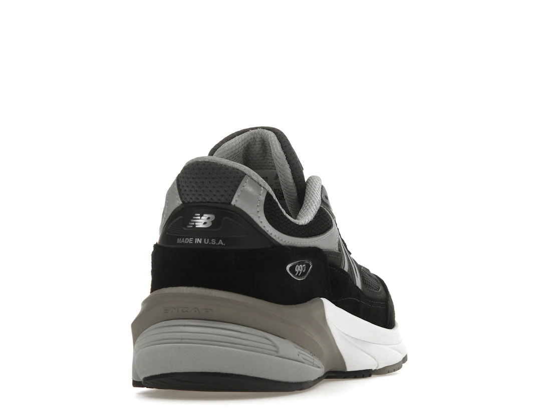 Vue 30 de New Balance 990v6 MiUSA Black Grey White