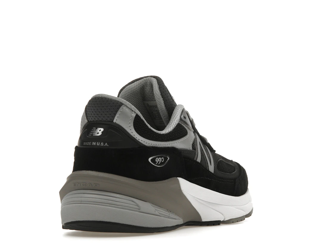 Vue 31 de New Balance 990v6 MiUSA Black Grey White