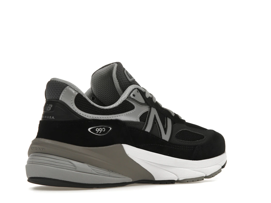 Vue 33 de New Balance 990v6 MiUSA Black Grey White