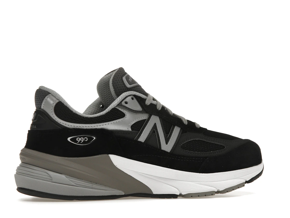 Vue 35 de New Balance 990v6 MiUSA Black Grey White
