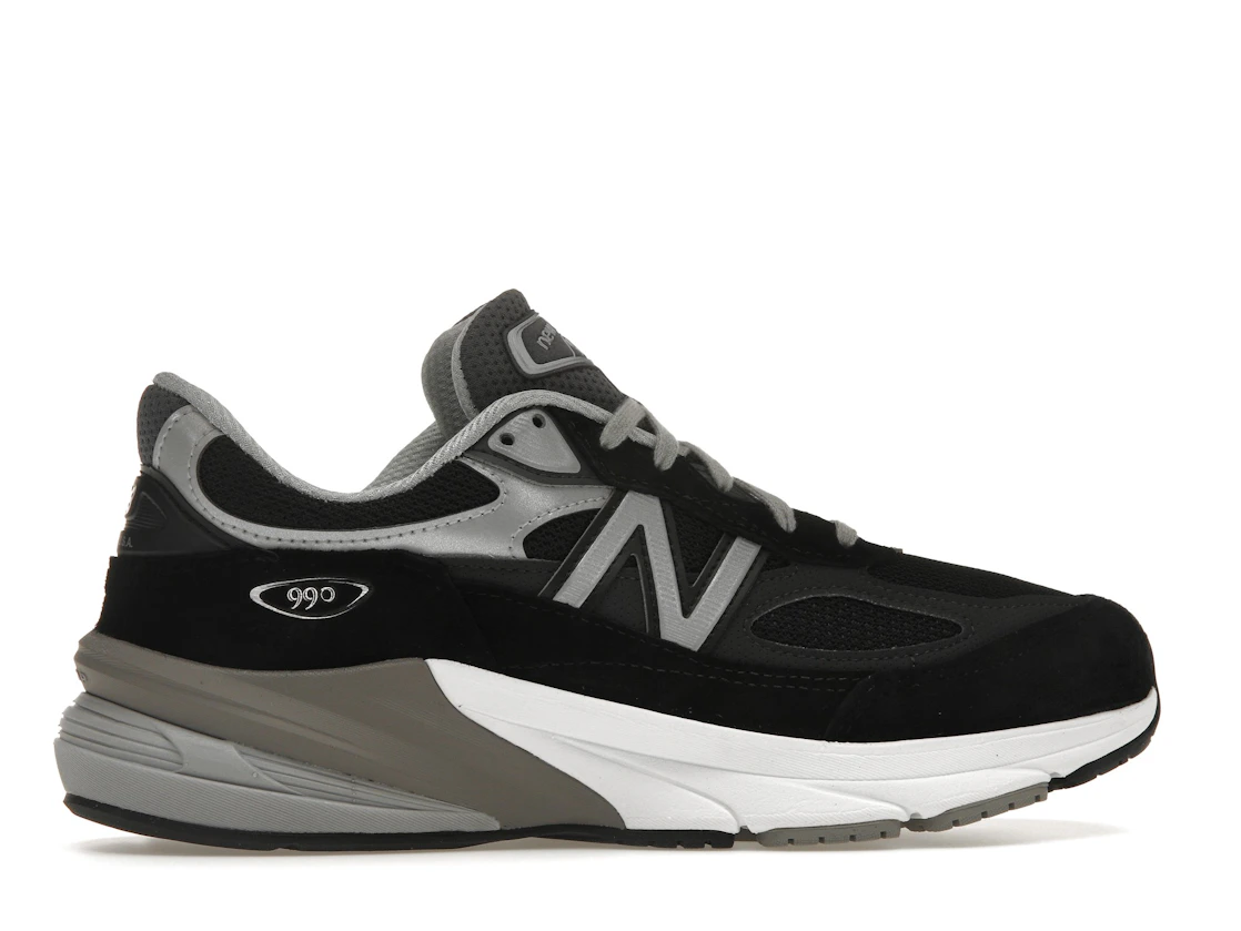 Vue 36 de New Balance 990v6 MiUSA Black Grey White