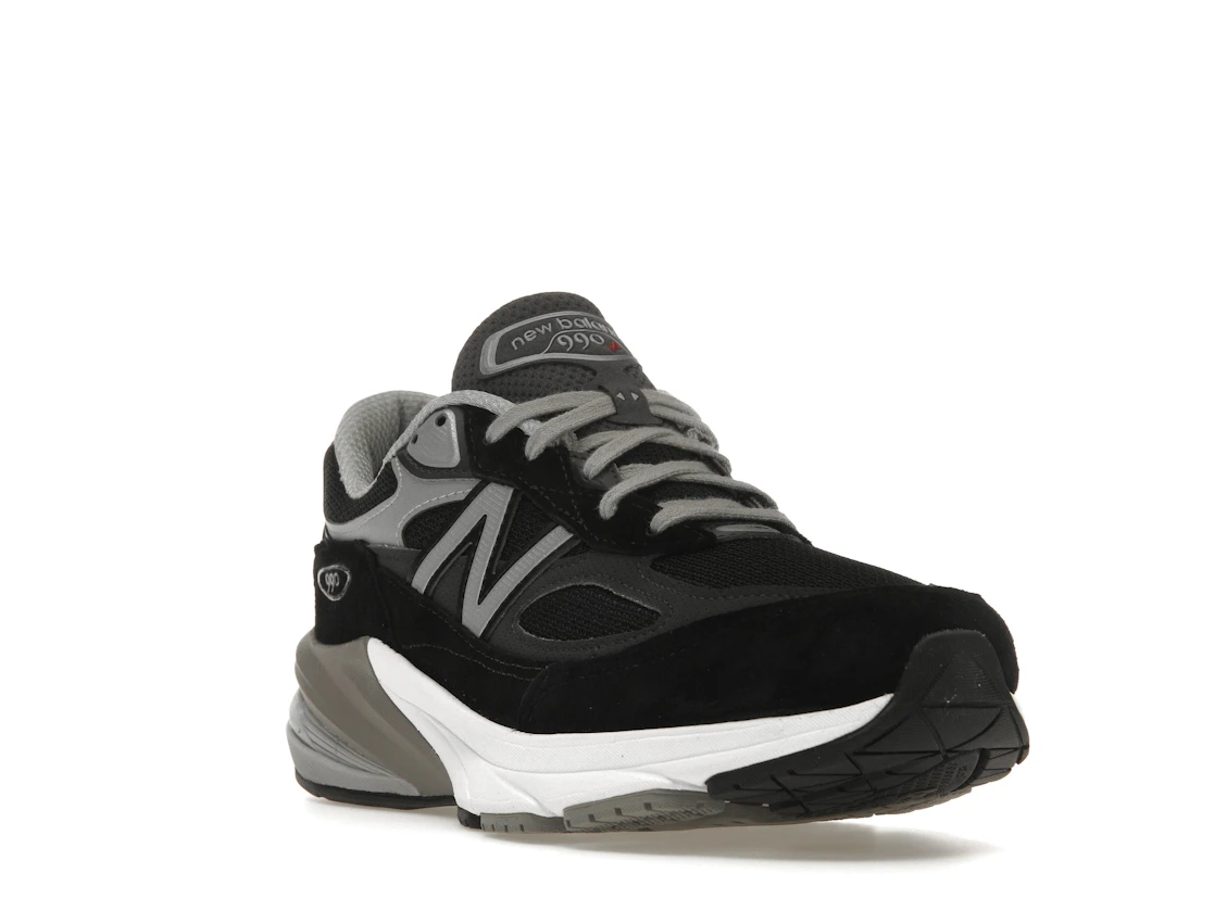 Vue 7 de New Balance 990v6 MiUSA Black Grey White