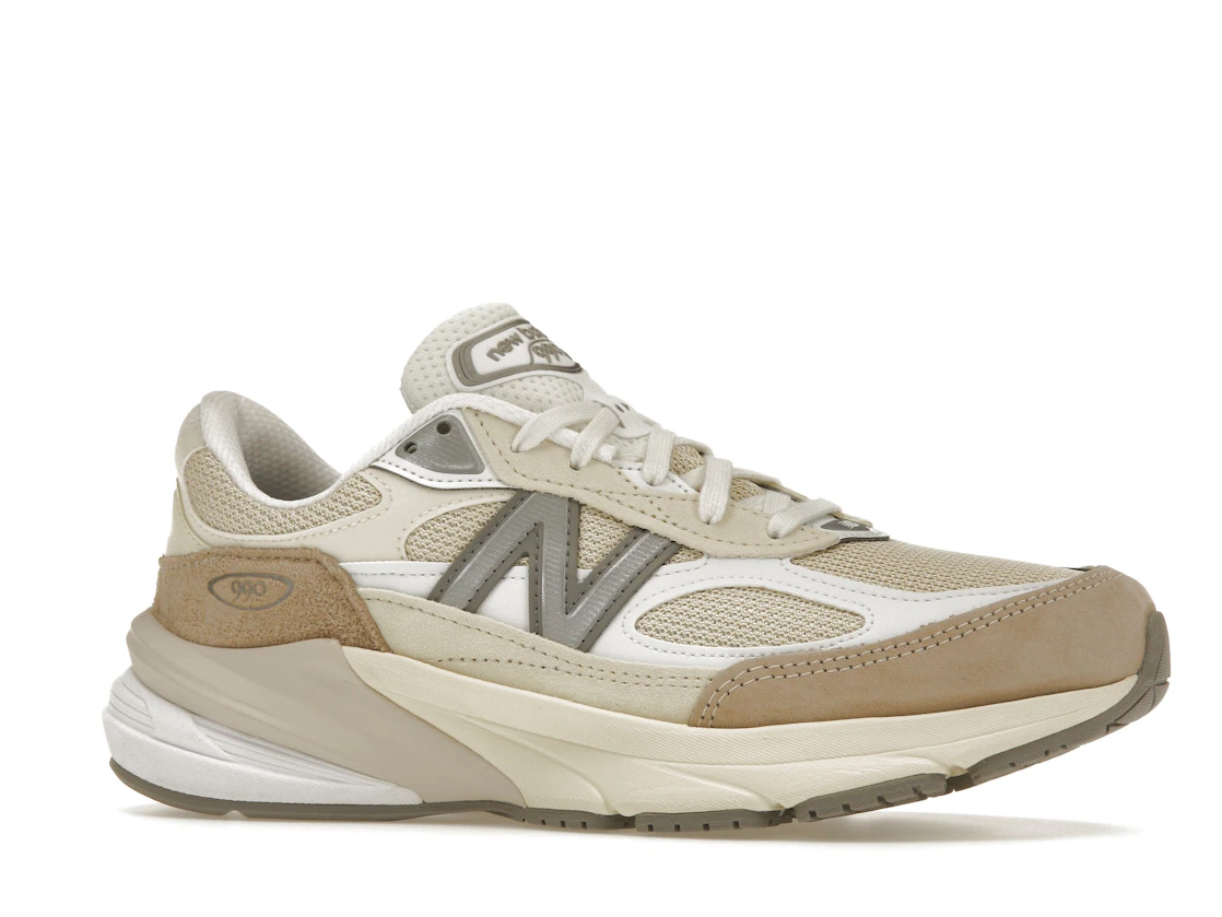 Vue 3 de New Balance 990v6 MiUSA Cream