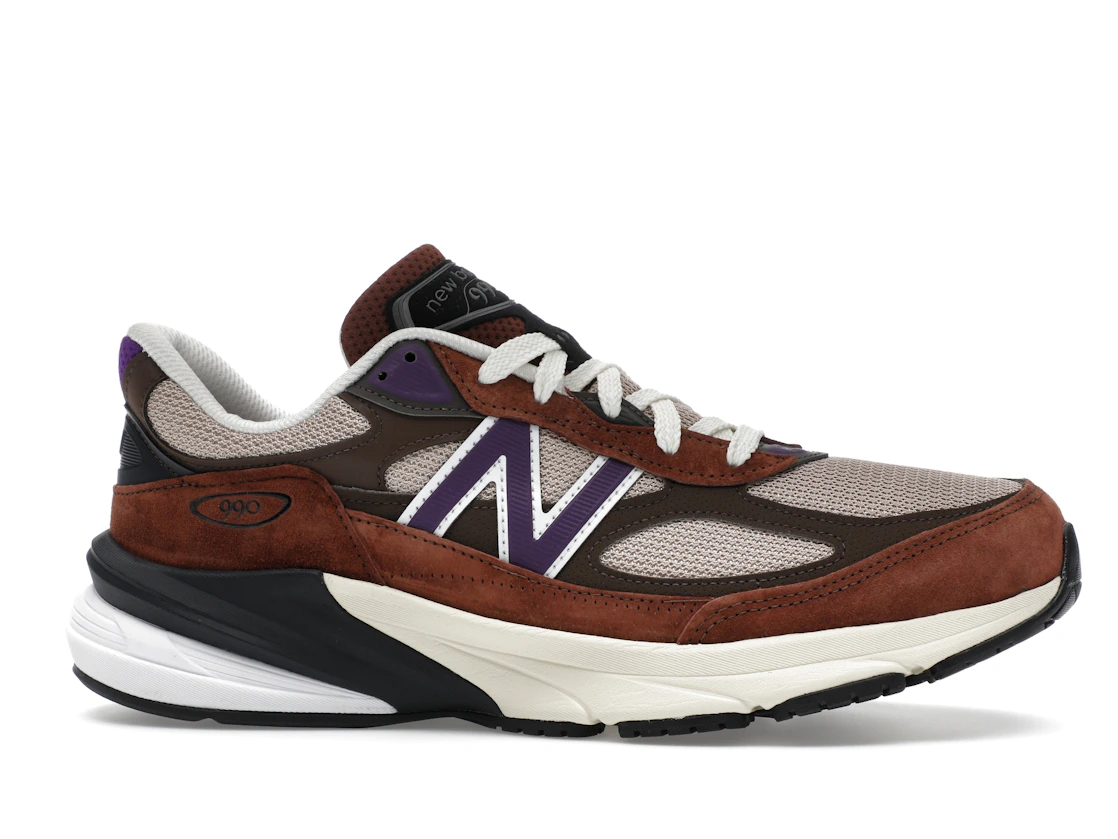 Vue 2 de New Balance 990v6 MiUSA Rich Oak