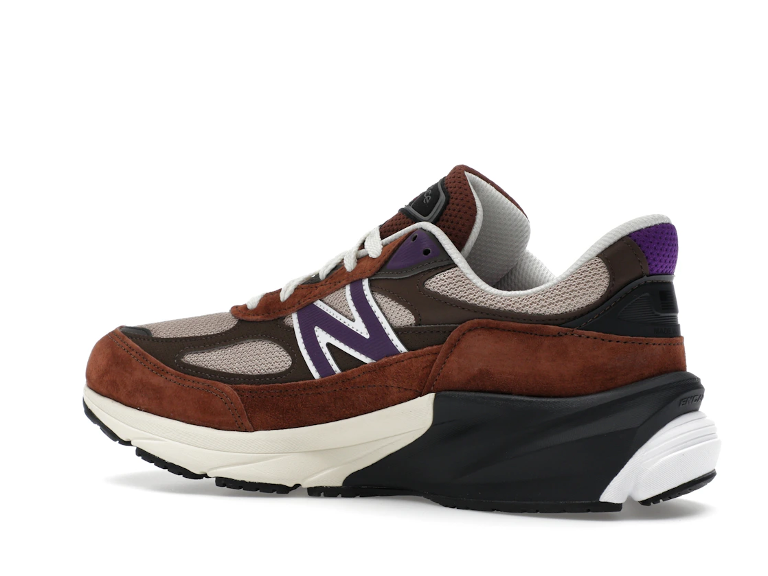 Vue 22 de New Balance 990v6 MiUSA Rich Oak