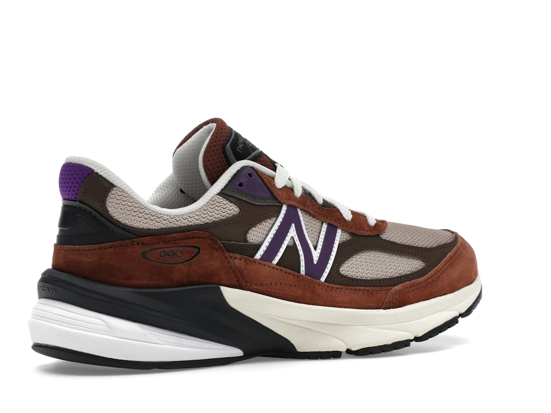 Vue 34 de New Balance 990v6 MiUSA Rich Oak