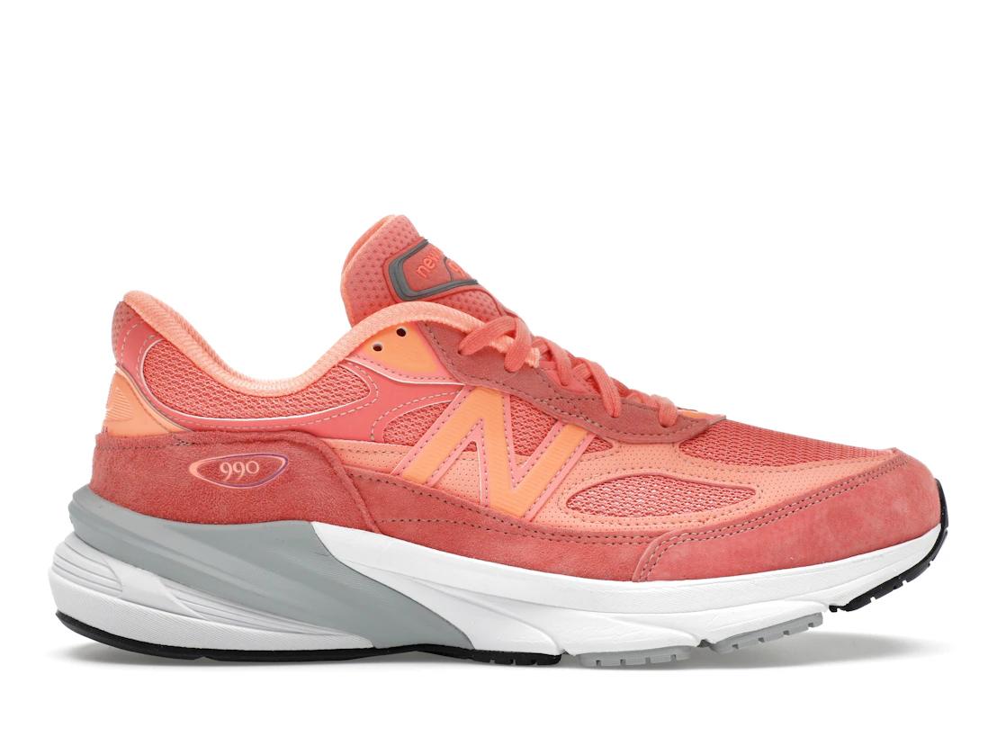 Vue 1 de New Balance 990v6 MiUSA Sunrise Rose