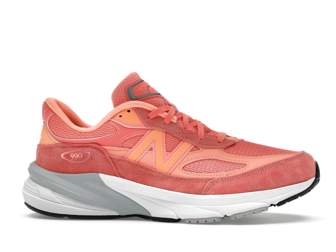 Vue 2 de New Balance 990v6 MiUSA Sunrise Rose