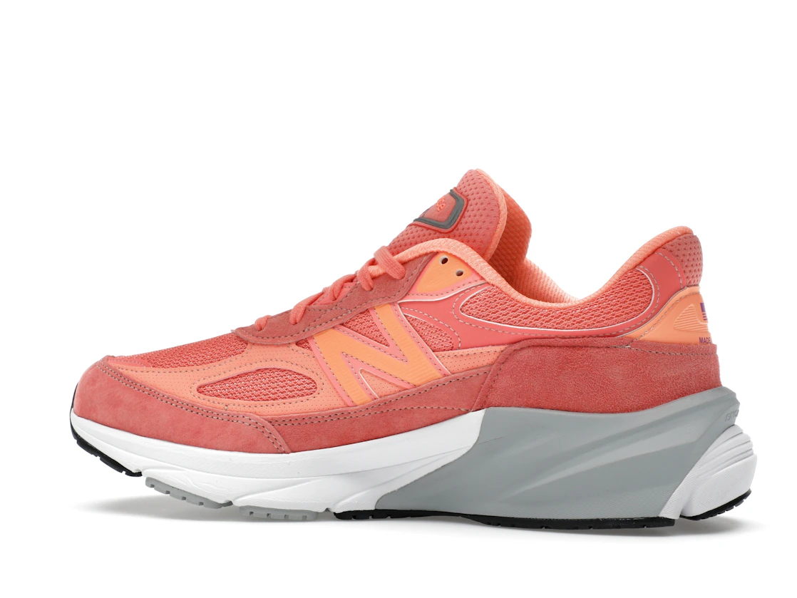 Vue 21 de New Balance 990v6 MiUSA Sunrise Rose