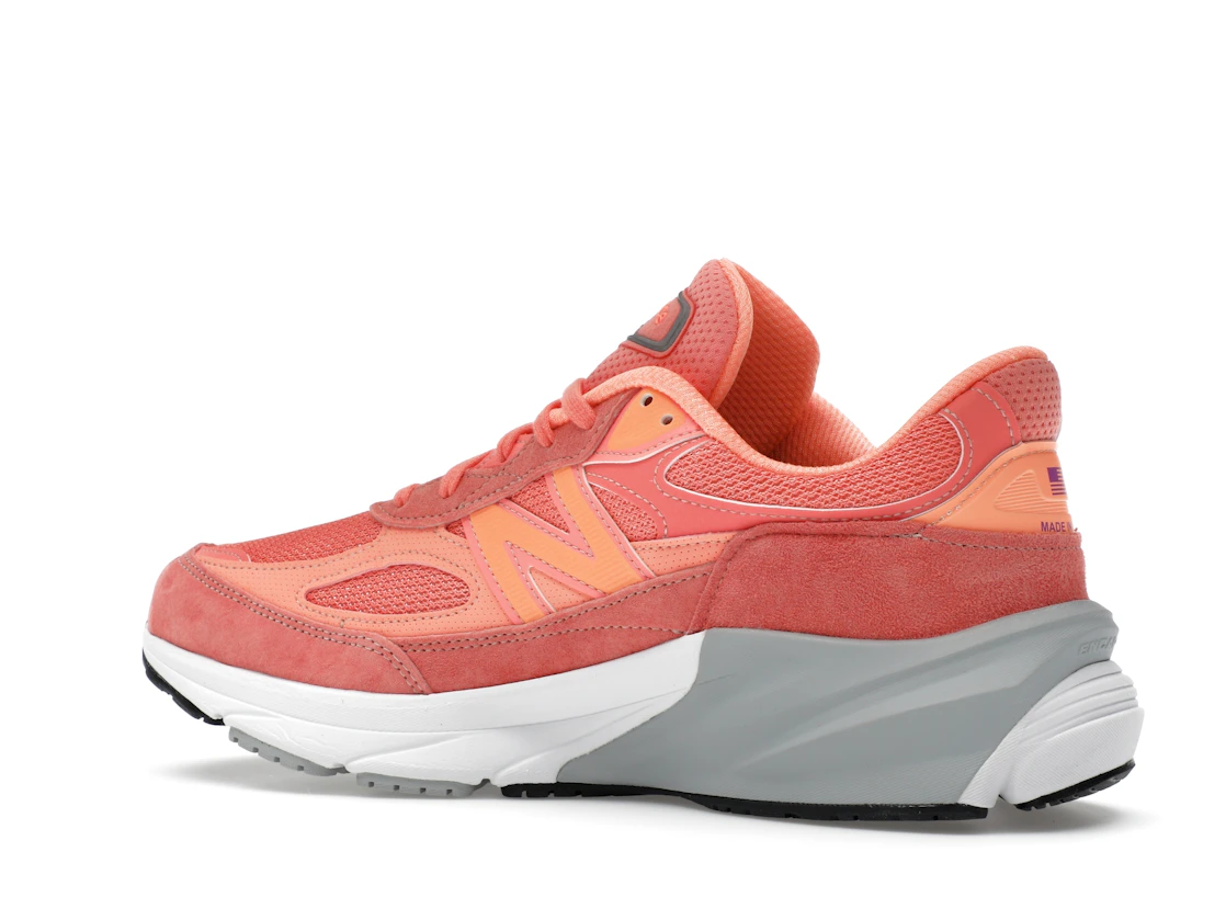 Vue 22 de New Balance 990v6 MiUSA Sunrise Rose
