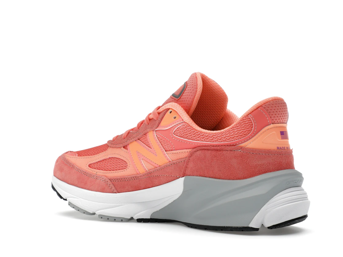 Vue 23 de New Balance 990v6 MiUSA Sunrise Rose