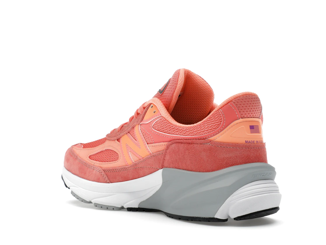 Vue 24 de New Balance 990v6 MiUSA Sunrise Rose