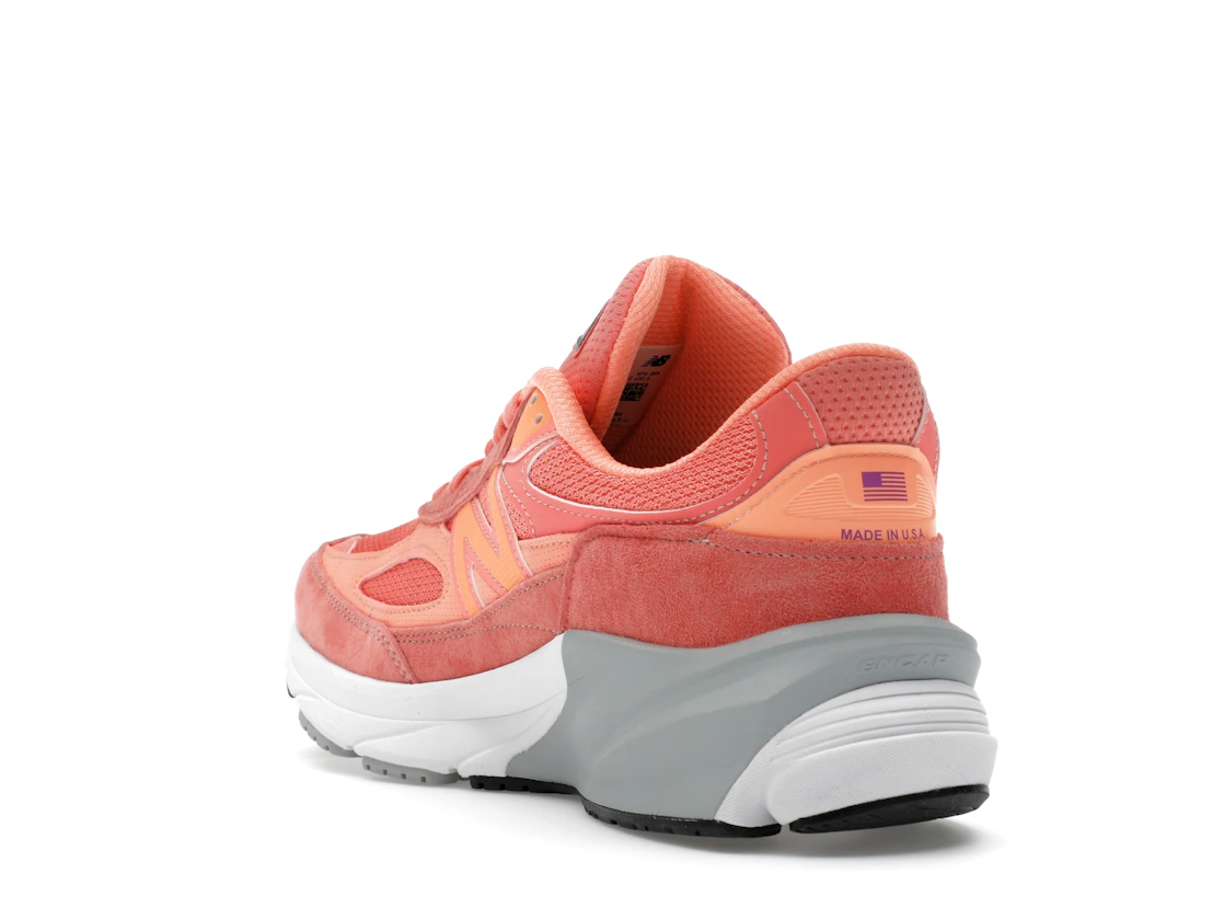 Vue 25 de New Balance 990v6 MiUSA Sunrise Rose
