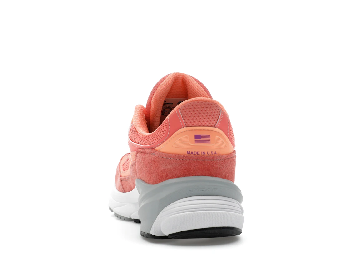 Vue 27 de New Balance 990v6 MiUSA Sunrise Rose