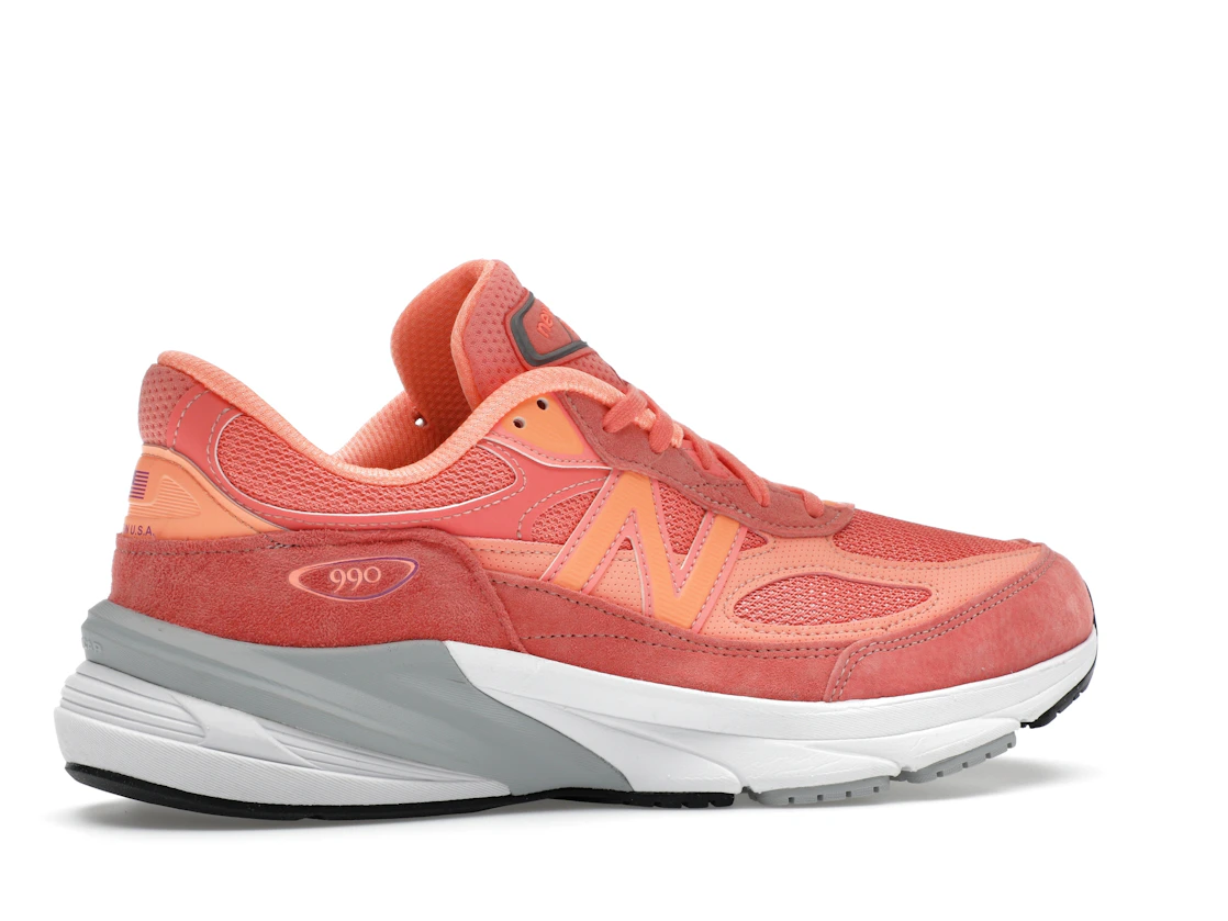 Vue 35 de New Balance 990v6 MiUSA Sunrise Rose