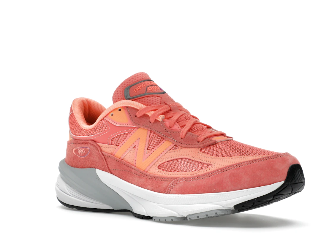 Vue 5 de New Balance 990v6 MiUSA Sunrise Rose