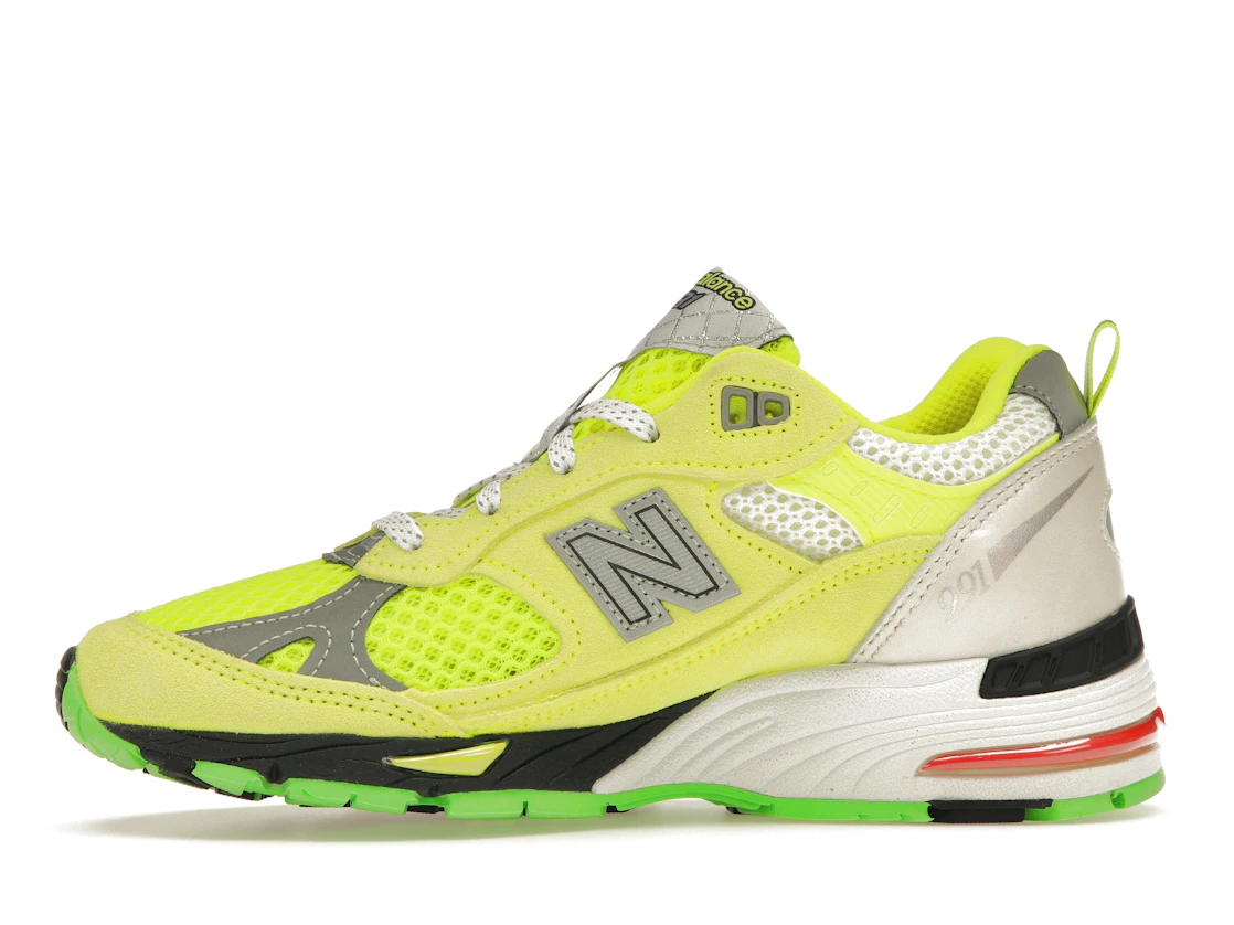 Vue 18 de New Balance 991 MiUK Aries Neon
