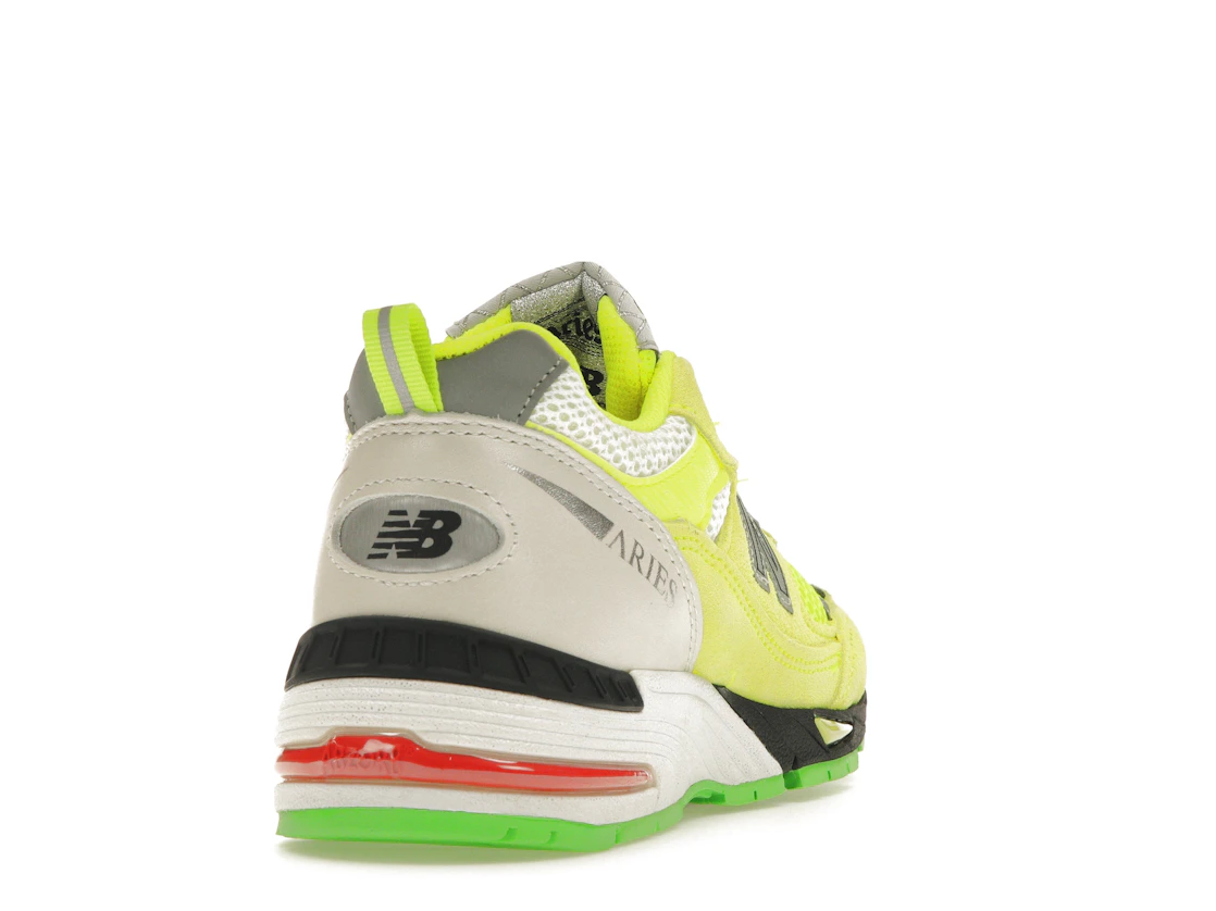 Vue 30 de New Balance 991 MiUK Aries Neon