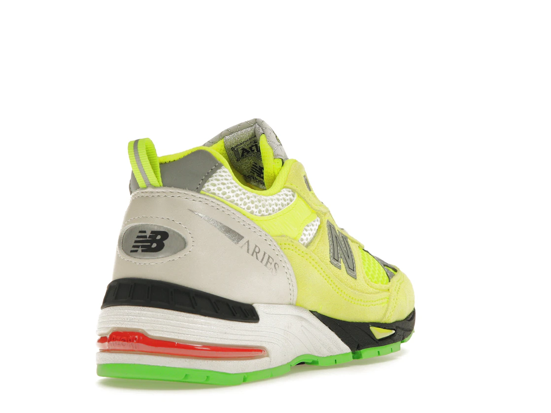 Vue 31 de New Balance 991 MiUK Aries Neon