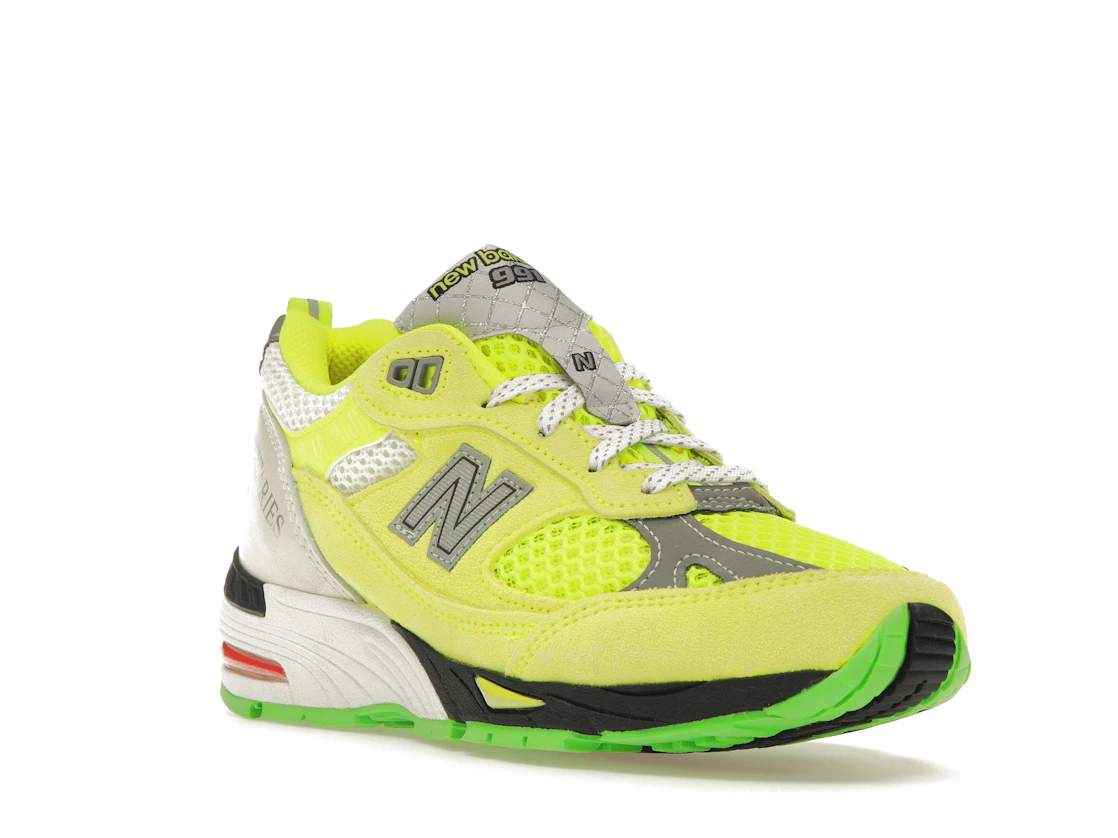 Vue 6 de New Balance 991 MiUK Aries Neon
