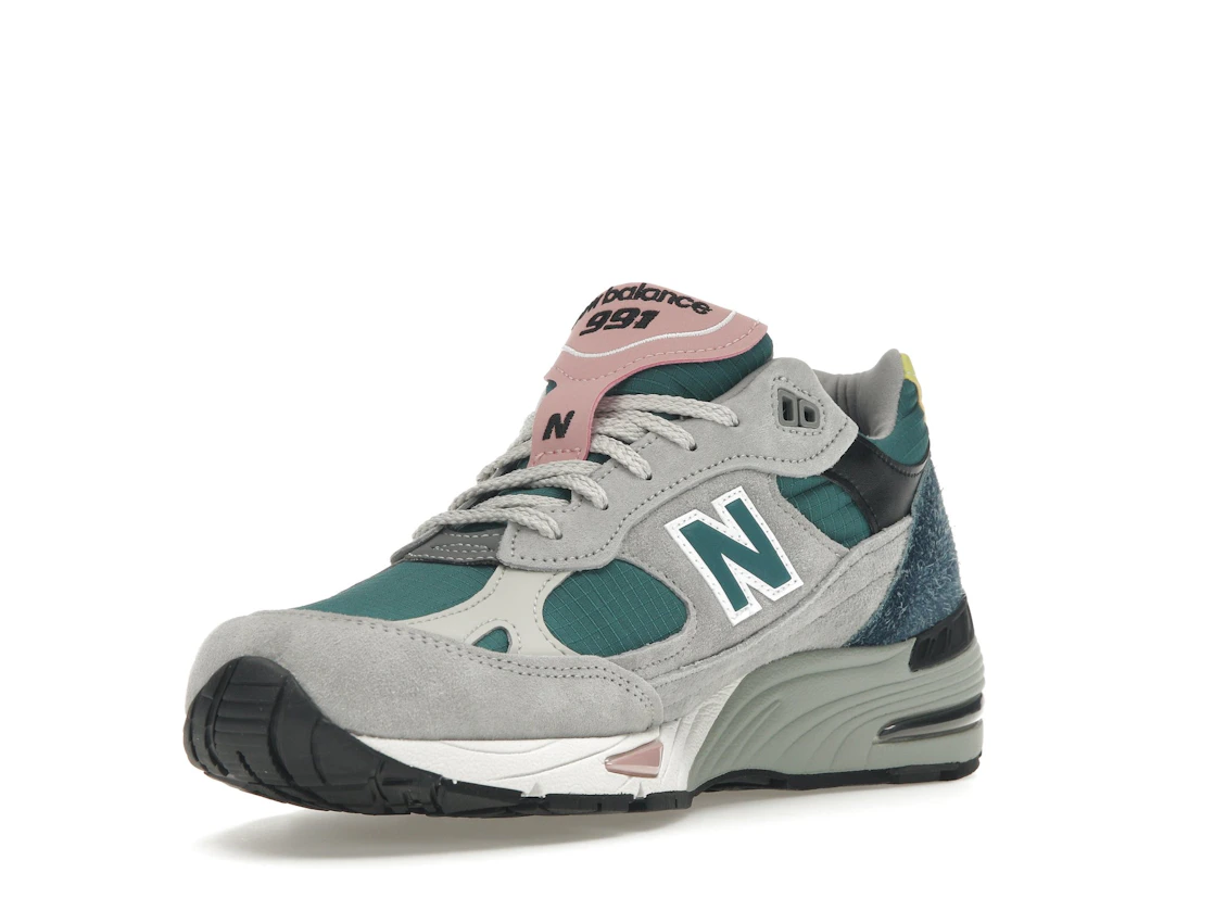 Vue 14 de New Balance 991 MiUK Pacific Majolica Blue