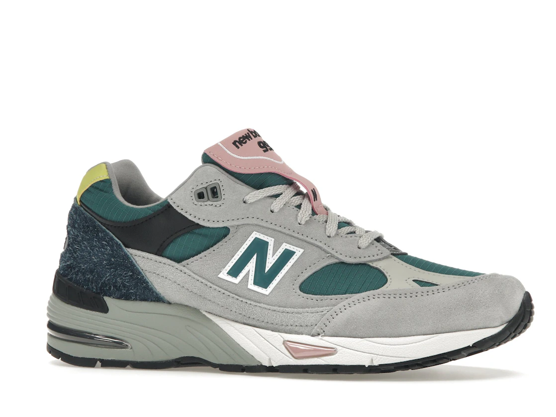 Vue 3 de New Balance 991 MiUK Pacific Majolica Blue