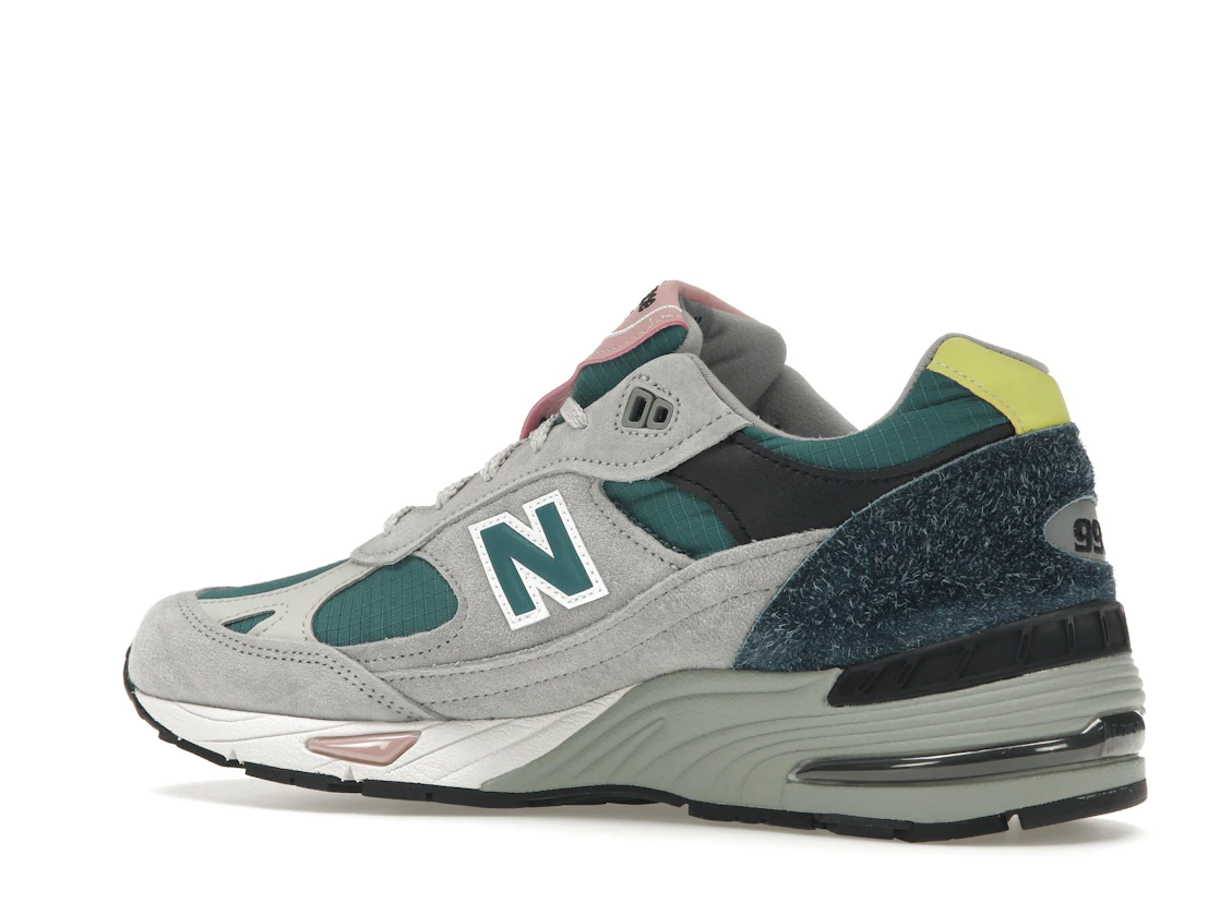 Vue 22 de New Balance 991 MiUK Pacific Majolica Blue