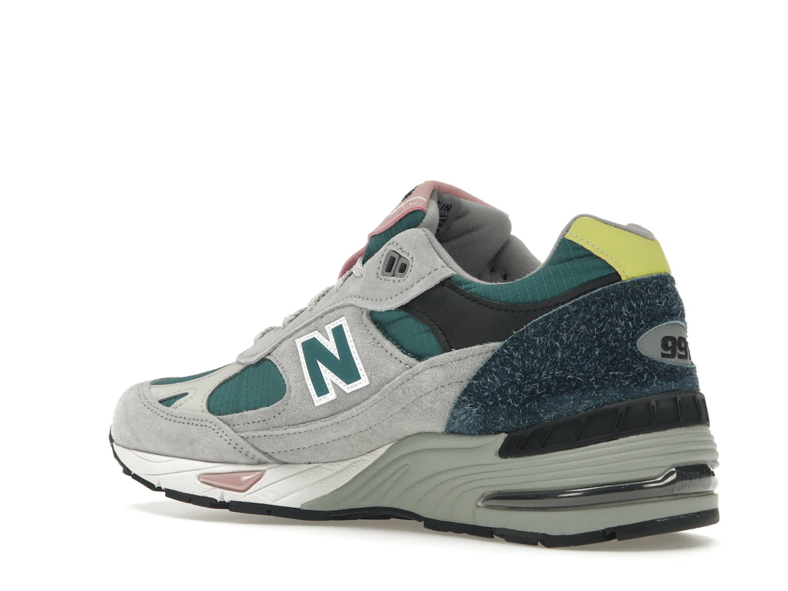 Vue 23 de New Balance 991 MiUK Pacific Majolica Blue