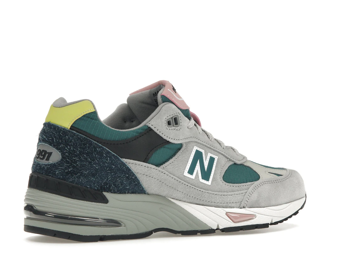 Vue 34 de New Balance 991 MiUK Pacific Majolica Blue