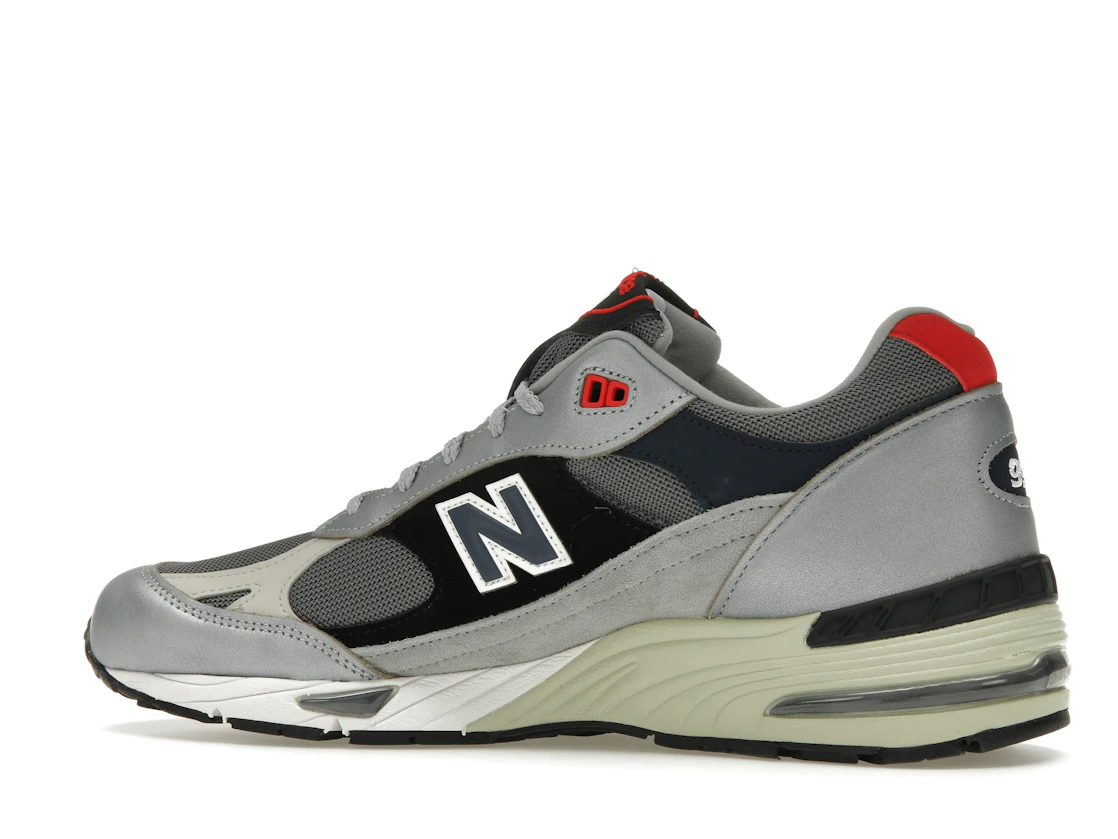 Vue 21 de New Balance 991 MiUK Silver