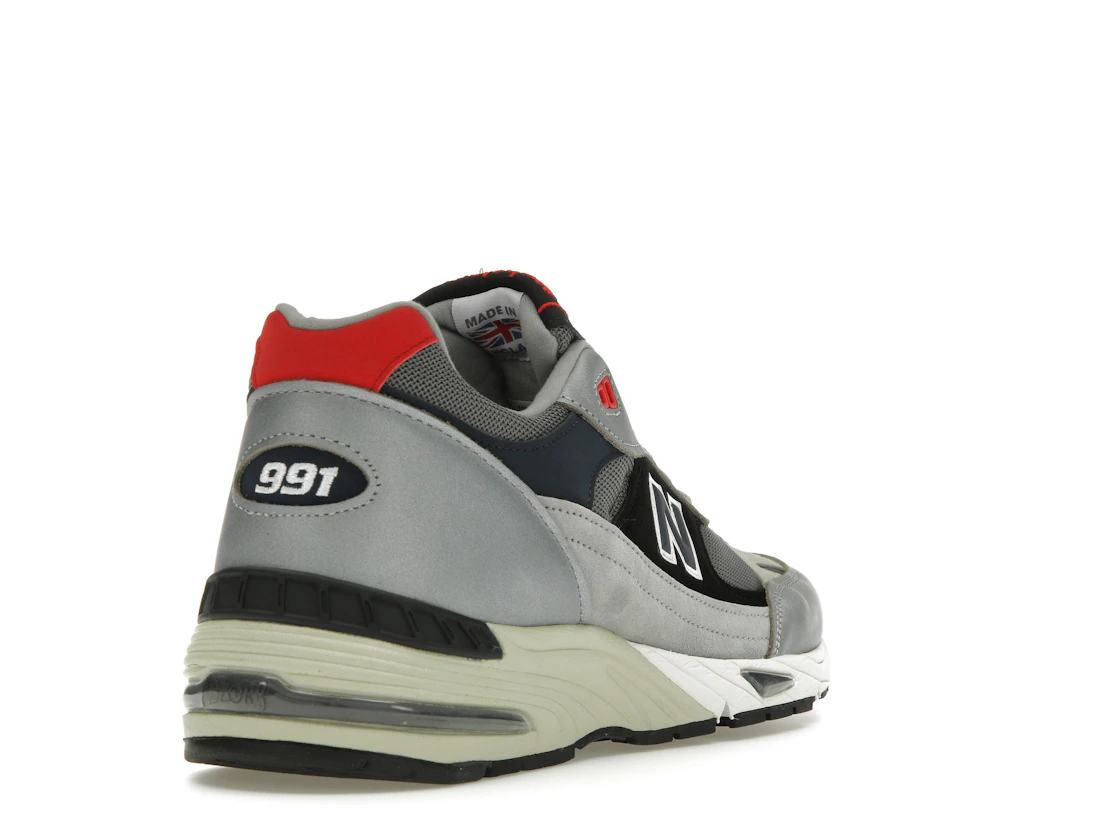 Vue 31 de New Balance 991 MiUK Silver