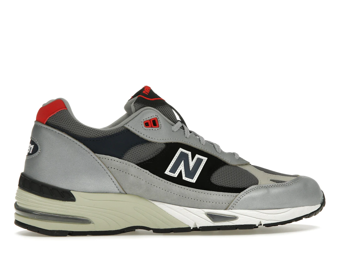 Vue 36 de New Balance 991 MiUK Silver