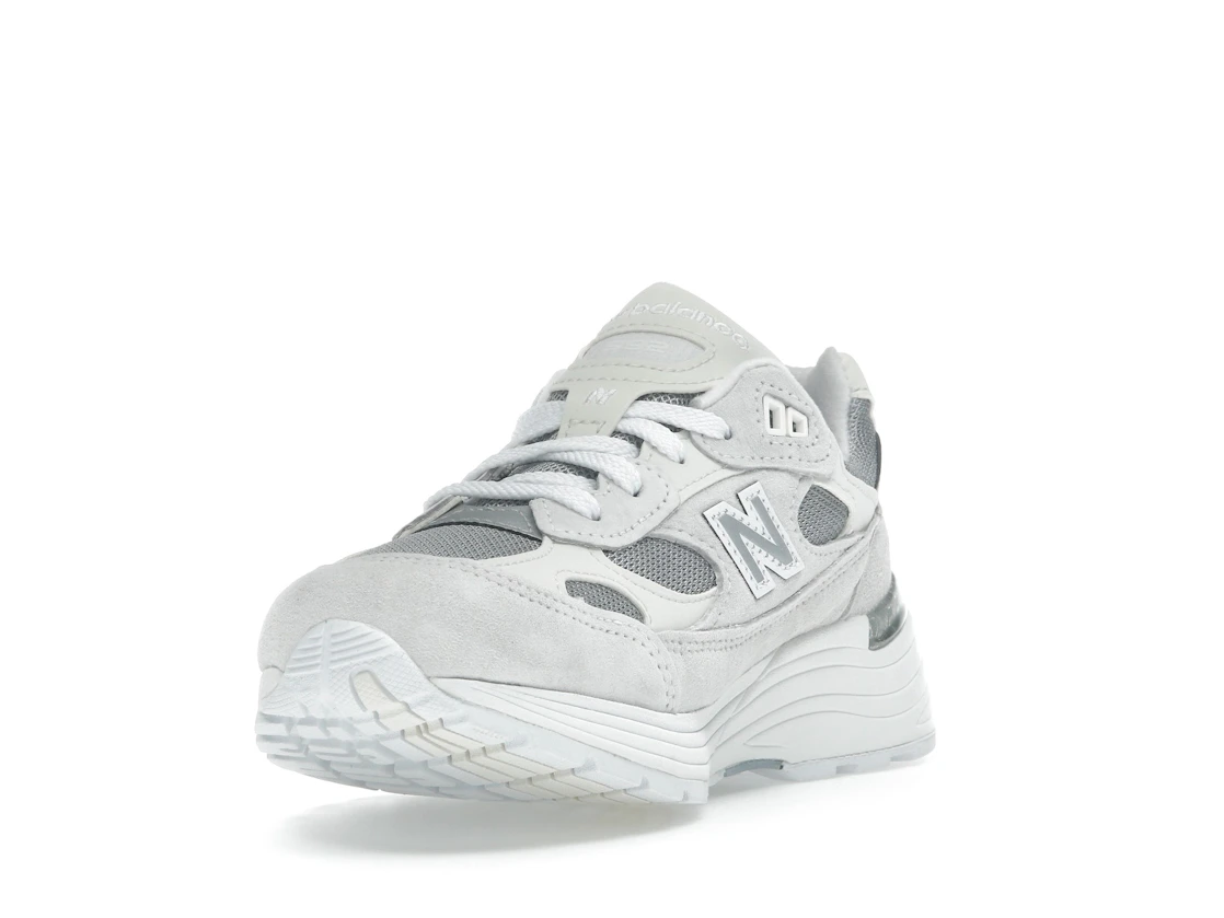 Vue 13 de New Balance 992 MiUSA White Reflection
