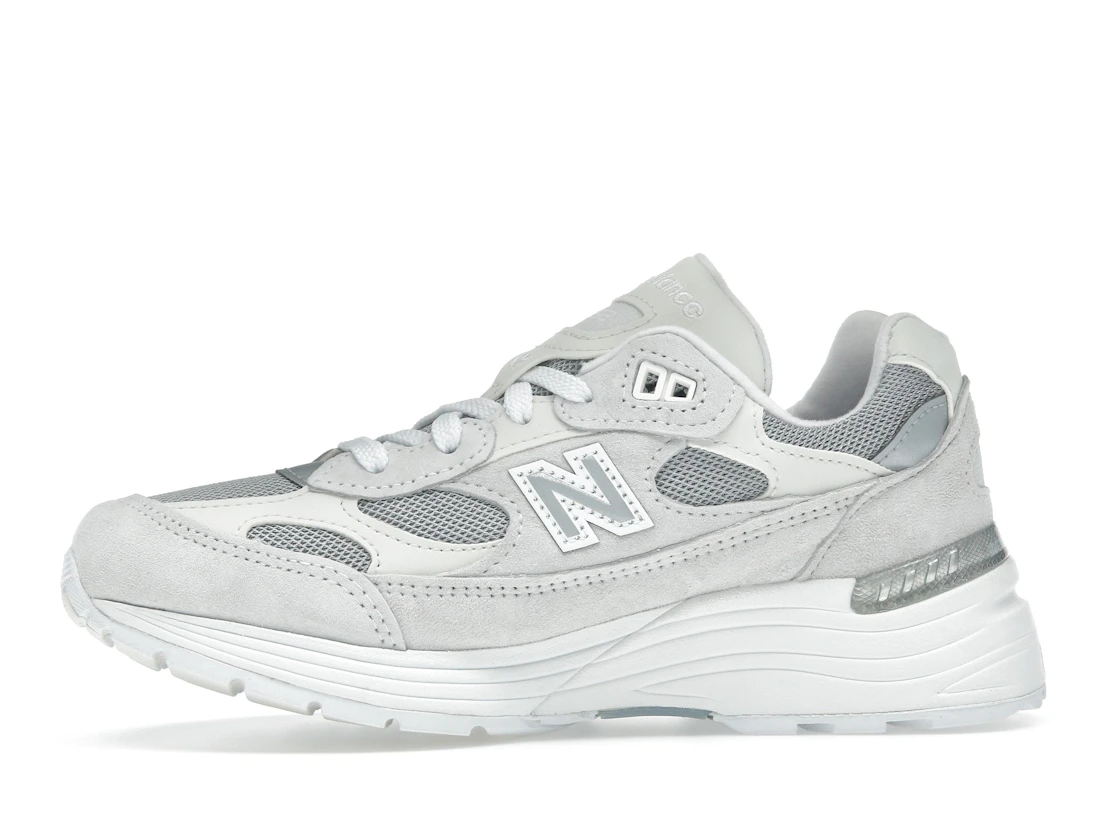 Vue 18 de New Balance 992 MiUSA White Reflection